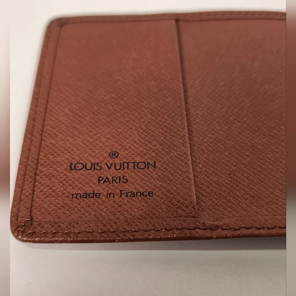 Louis Vuitton Brown Tan BiFold Card Holder